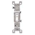 **15 AMP 3-WAY LIGHT SWITCH LIGHT ALMOND
