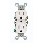**15 AMP TAMPER RESISTANT LIGHT ALMOND DUPLEX OUTLET