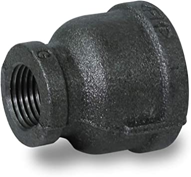 1-1/2 X 3/4 BLACK IRON REDUCING COUPLING