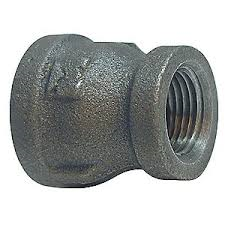 1/2 X 3/8 BLACK IRON REDUCING COUPLING