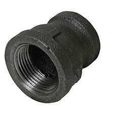 3/4 X 1/2 BLACK IRON REDUCING COUPLING
