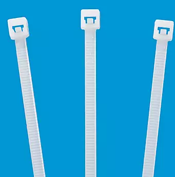 8" MEDIUM WHITE CABLE TIE