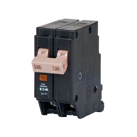 EATON CH 25A 2-POLE TRIP-FLAG CIRCUIT BREAKER