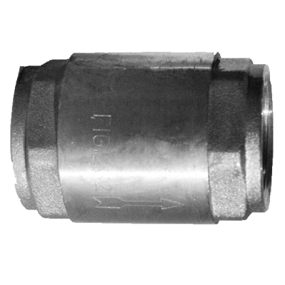 1IN BRASS THREADED SPRING CHECK VALVE IPS