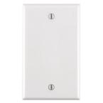 SINGLE GANG WHITE PLASTIC COVER PLATE