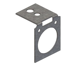HOLDRITE 121-R GALVANIZED SINGLE HOME OVERHEAD SUPPORT BRACKET