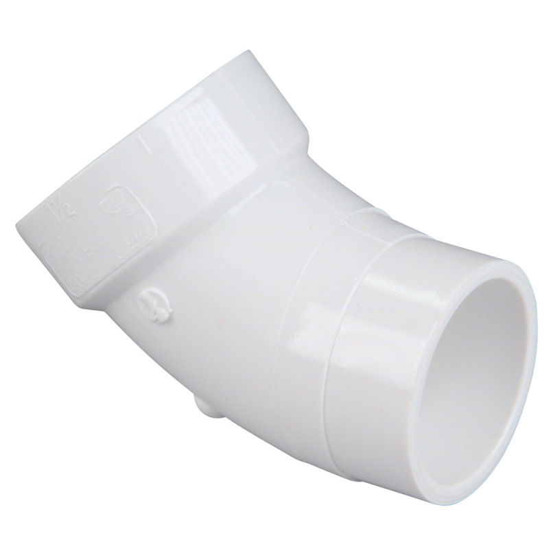 3 PVC DWV STREET 45 (1/8 BEND)