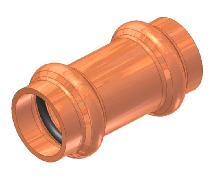 1/2 PROPRESS COUPLING (LESS STOP)