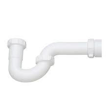 1-1/2 TUBULAR PVC P-TRAP WITH ADAPTER