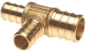 3/4 X 1/2 X 1/2 PEX TEE (METALLIC)