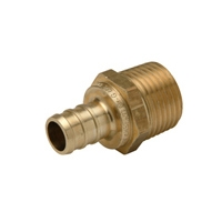 3/4 PEX X 1 MALE ADAPTER (METALLIC)