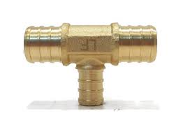 3/4 X 3/4 X 1/2 PEX TEE (METALLIC)