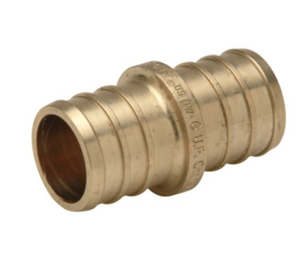 3/4 PEX COUPLING (METALLIC)
