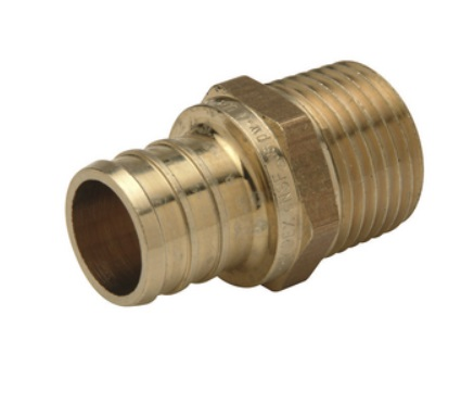 3/4 PEX MALE ADAPTER (METALLIC)