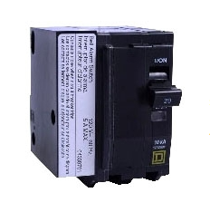 QO215CP SQUARE D CLASSIFIED DOUBLE POLE 15 AMP PLUG-IN CIRCUIT BREAKER (1)