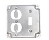 4" x 4" RAISED SWITCH COVER FOR OUTLET/SWITCH