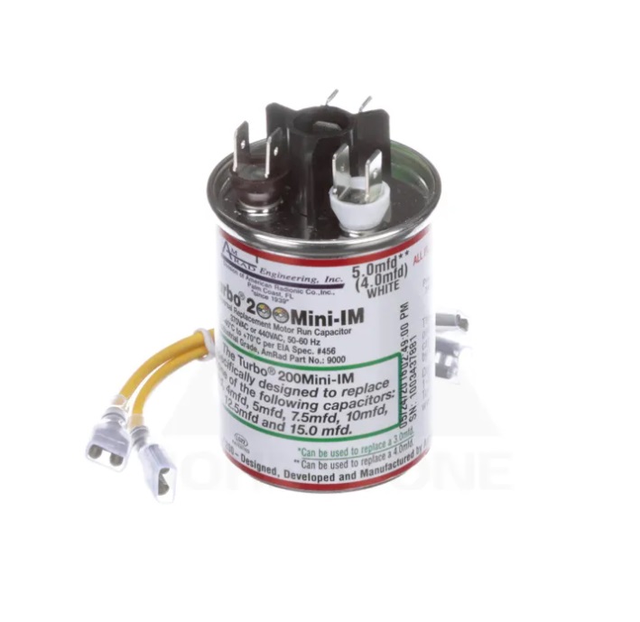 TURBO 200 MINI UNIVERSAL MOTOR RUN CAPACITOR (12100)