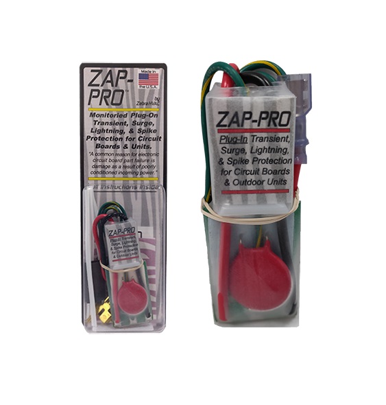 ZAP-PRO ZEBRA PLUG-IN SURGE AND SPIKE PROTECTOR (120-240V)